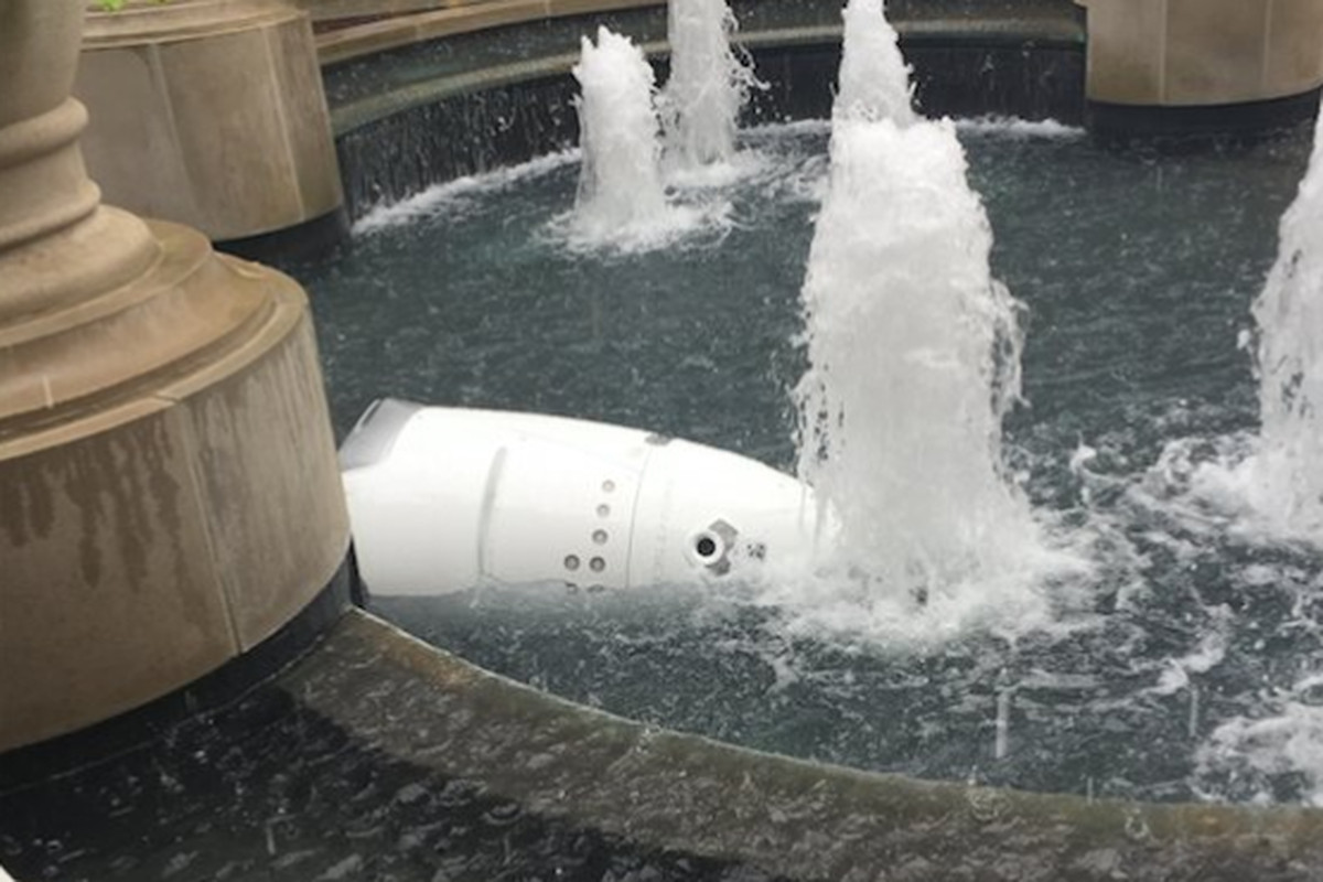 Security Robot Drowned